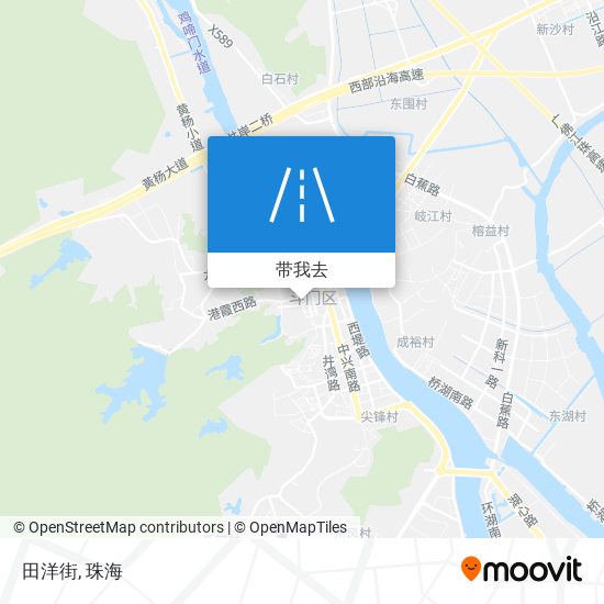 田洋街地图