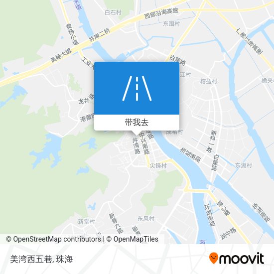 美湾西五巷地图