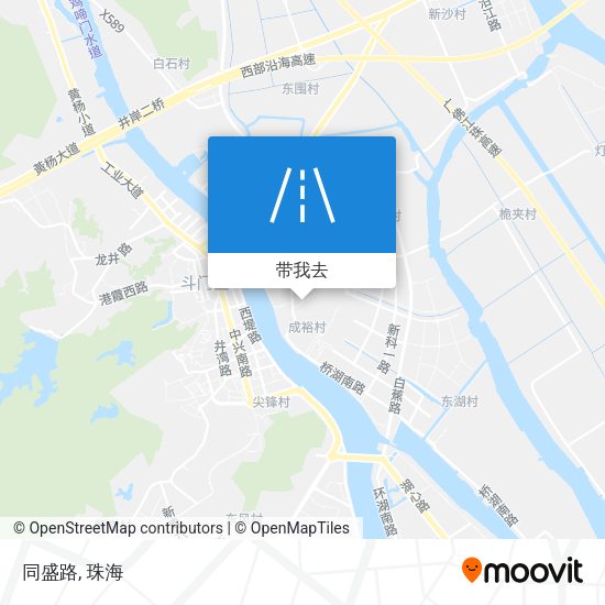 同盛路地图
