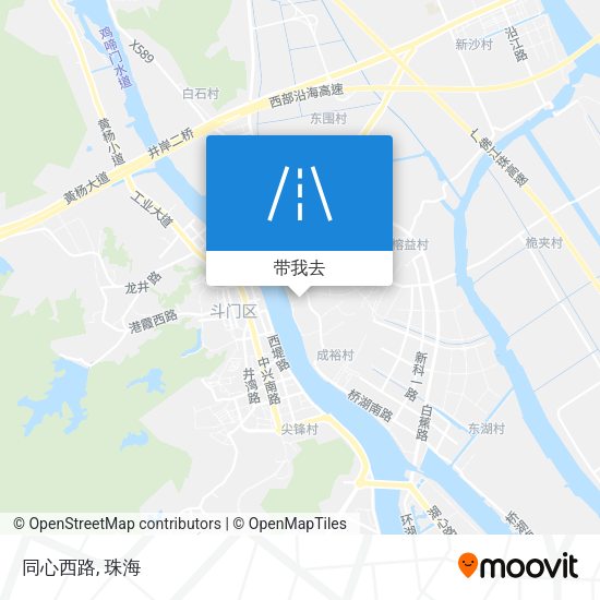 同心西路地图