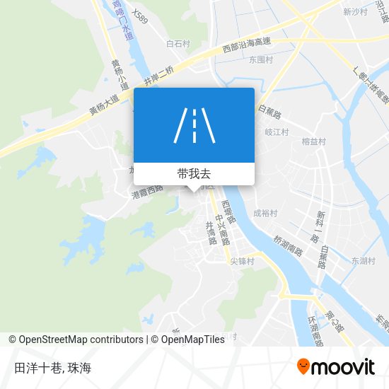 田洋十巷地图
