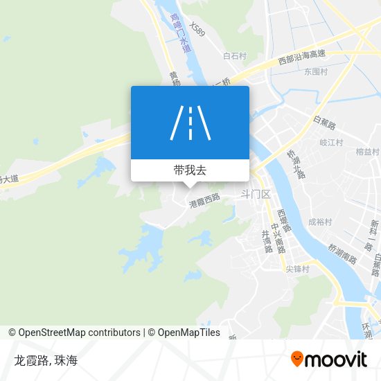 龙霞路地图