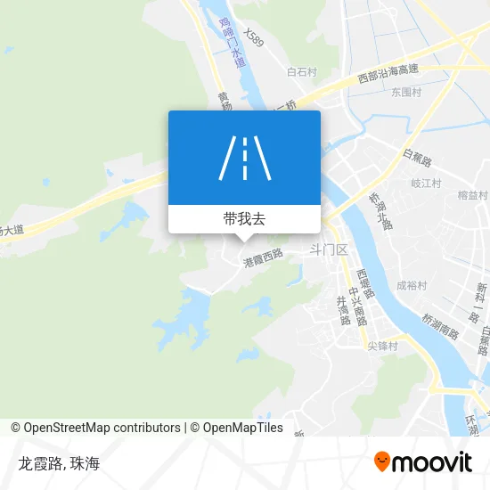 龙霞路地图