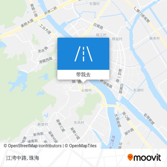江湾中路地图