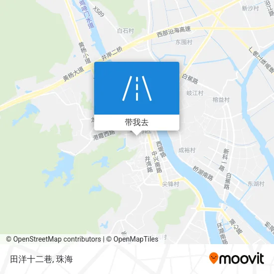 田洋十二巷地图