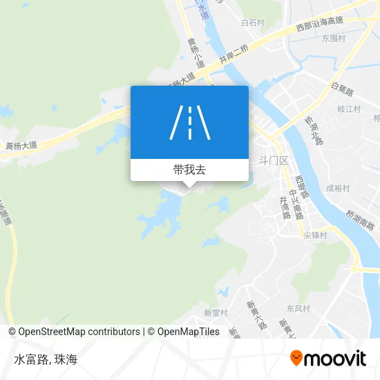 水富路地图