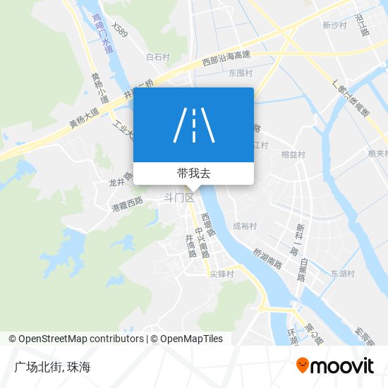 广场北街地图