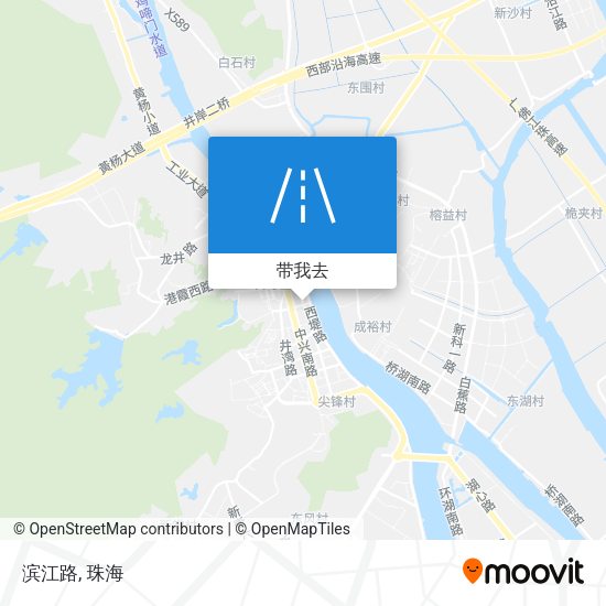 滨江路地图