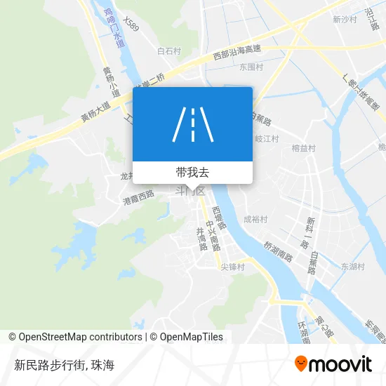 新民路步行街地图
