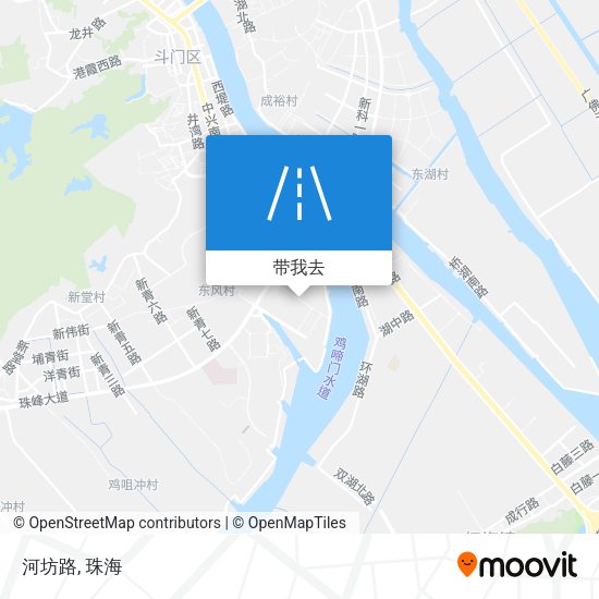 河坊路地图
