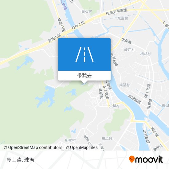 霞山路地图