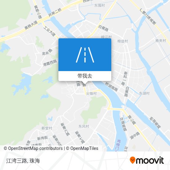 江湾三路地图