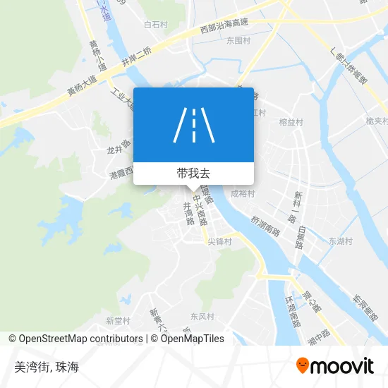 美湾街地图