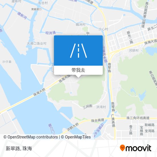 新翠路地图