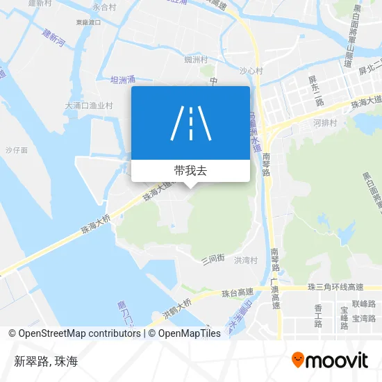 新翠路地图