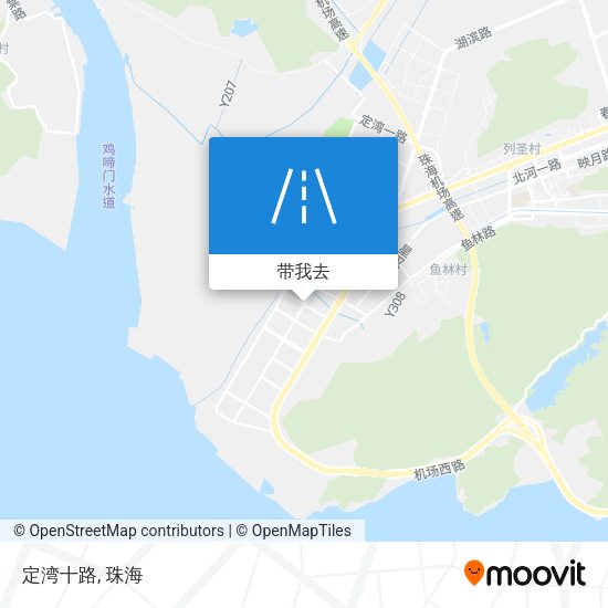 定湾十路地图