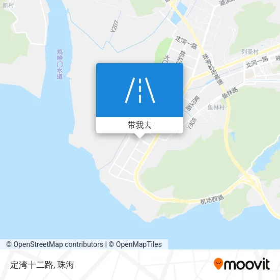 定湾十二路地图