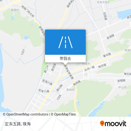 定东五路地图