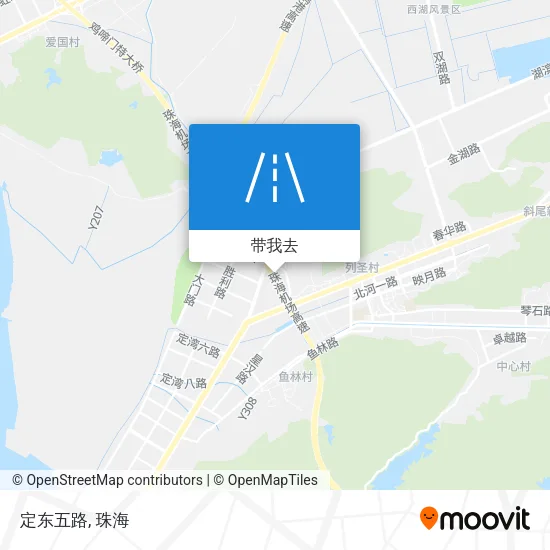 定东五路地图