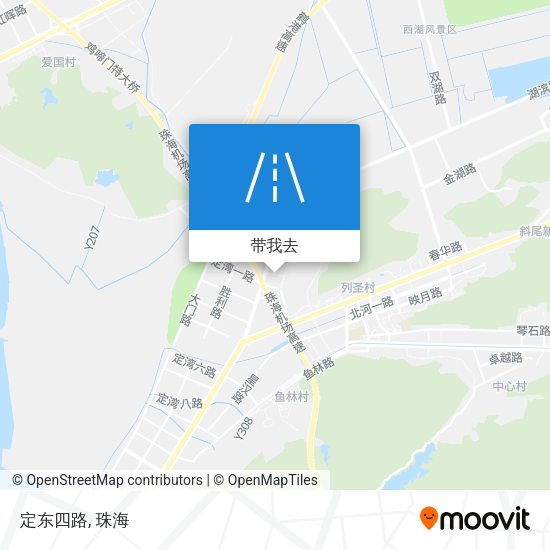 定东四路地图