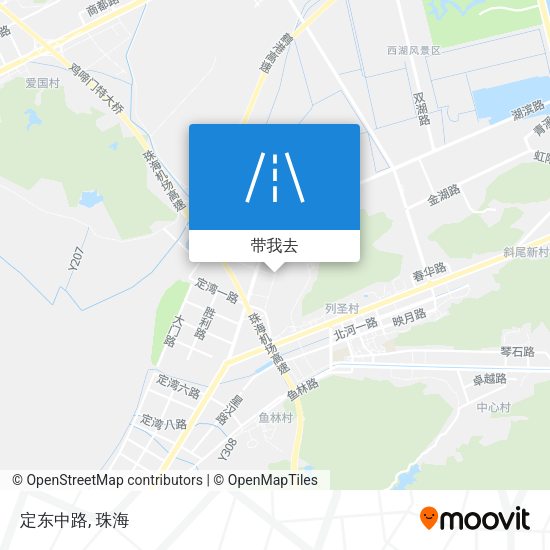 定东中路地图