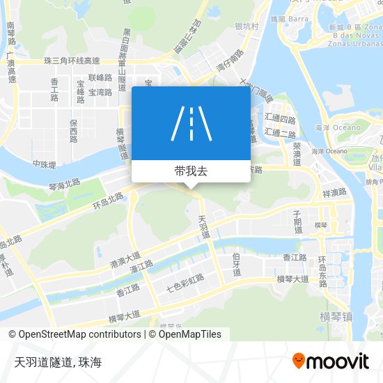 天羽道隧道地图