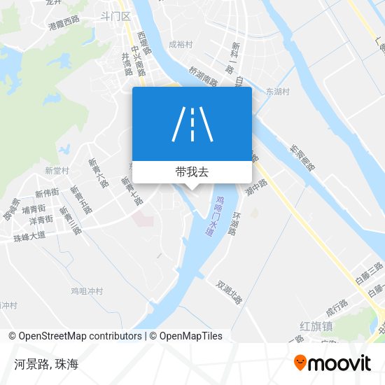 河景路地图