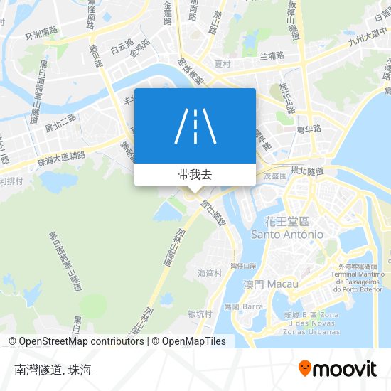 南灣隧道地图
