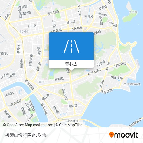 板障山慢行隧道地图