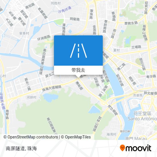 南屏隧道地图