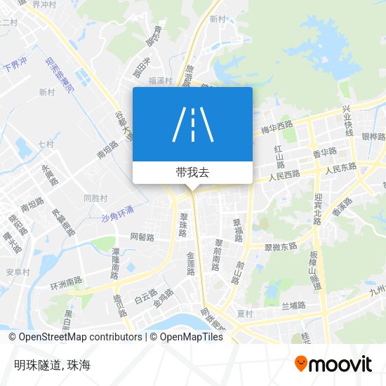 明珠隧道地图