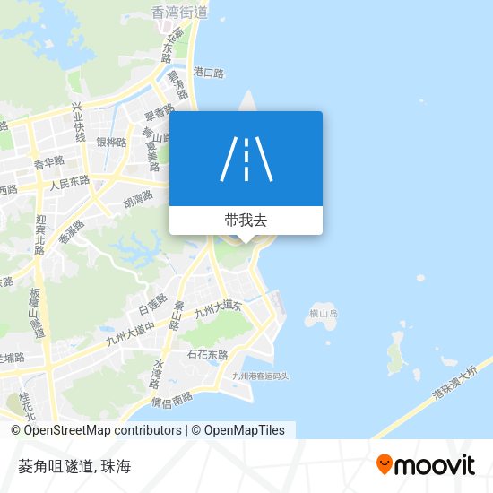 菱角咀隧道地图