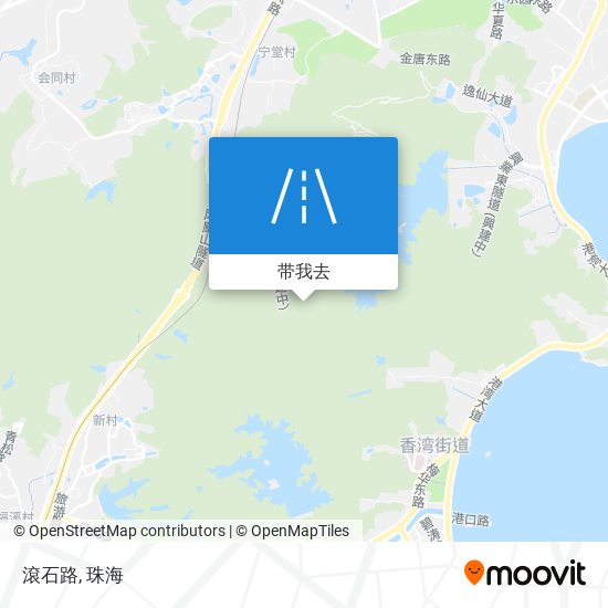 滾石路地图