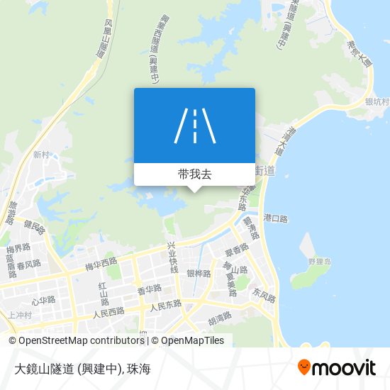 大鏡山隧道 (興建中)地图