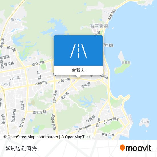 紫荆隧道地图