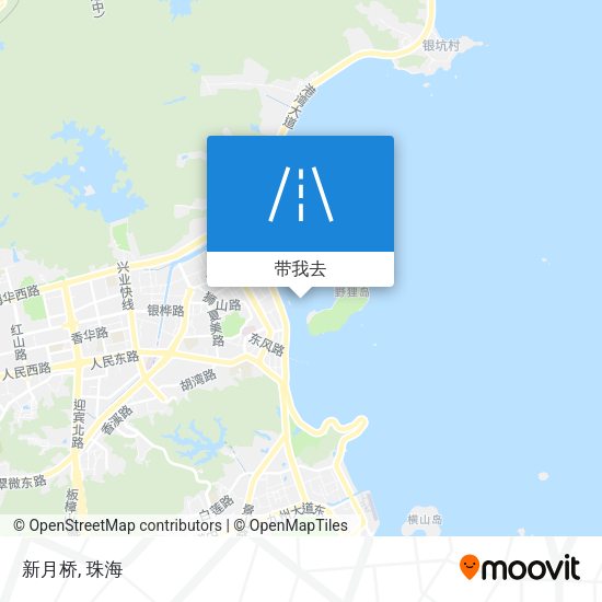 新月桥地图