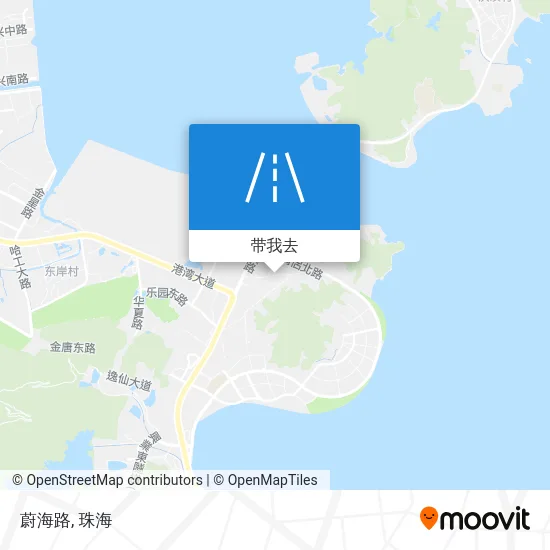 蔚海路地图