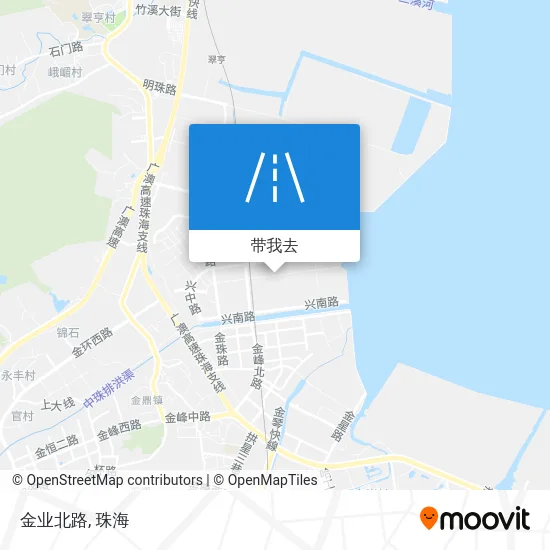 金业北路地图