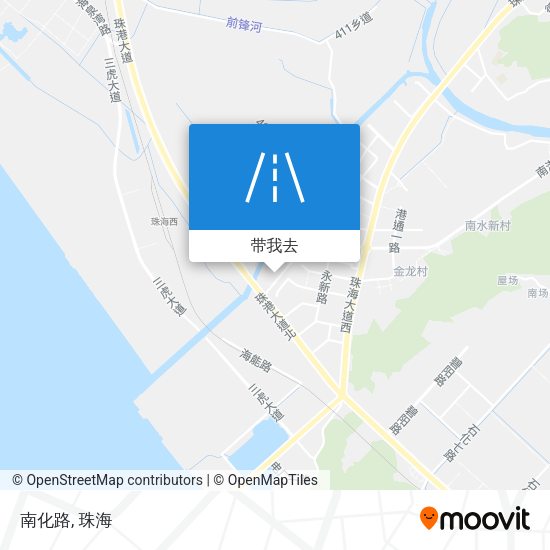 南化路地图
