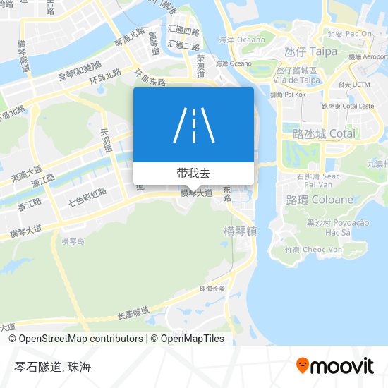 琴石隧道地图