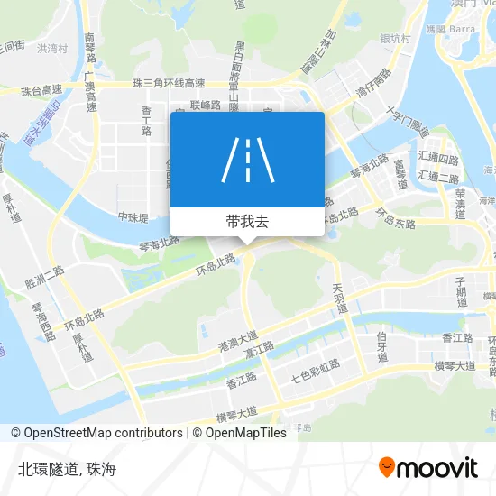 北環隧道地图