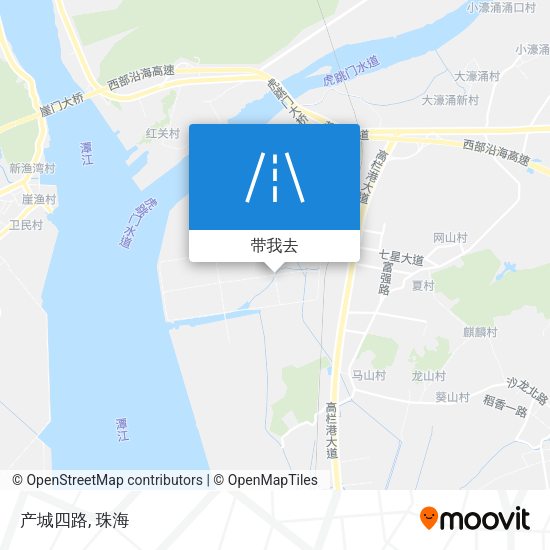 产城四路地图