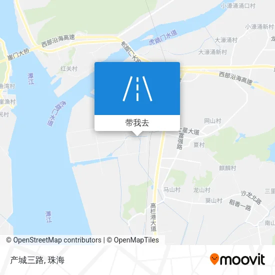 产城三路地图