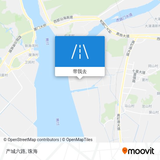 产城六路地图