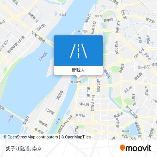扬子江隧道地图