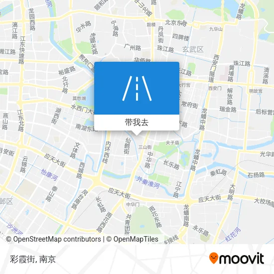 彩霞街地图