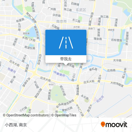 小西湖地图