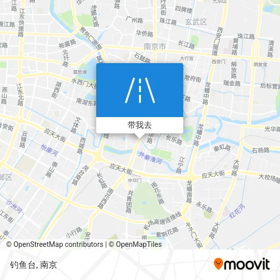 钓鱼台地图