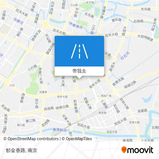 郁金香路地图