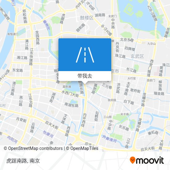 虎踞南路地图